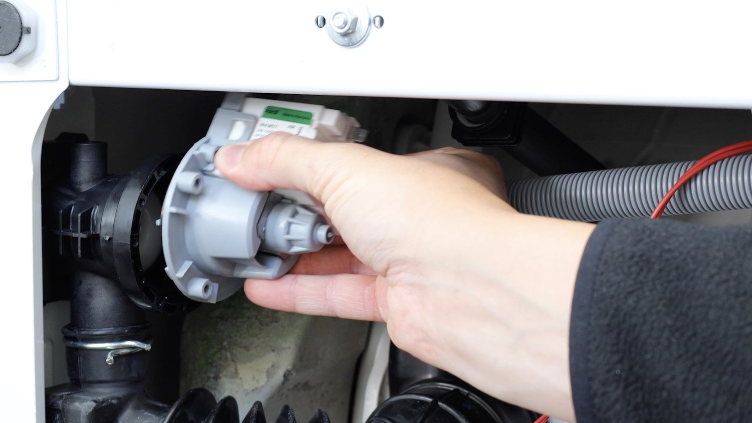 Remove old drain pump